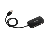 NATEC Czytnik USB 2.0 NATEC LOCUST 4-PORTY Czarny - 1450742 - zdjęcie 1